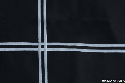 CETARA BLACK PILLOWCASE